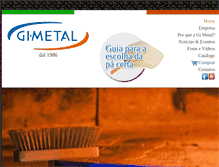 Tablet Screenshot of gimetal.com.br