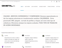 Tablet Screenshot of gimetal.es