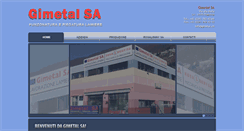 Desktop Screenshot of gimetal.ch