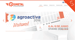 Desktop Screenshot of gimetal.com.ar