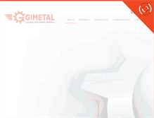 Tablet Screenshot of gimetal.com.ar